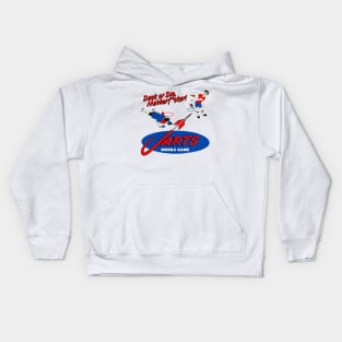 Duck or Die / Lawn Jarts Missile Game Kids Hoodie